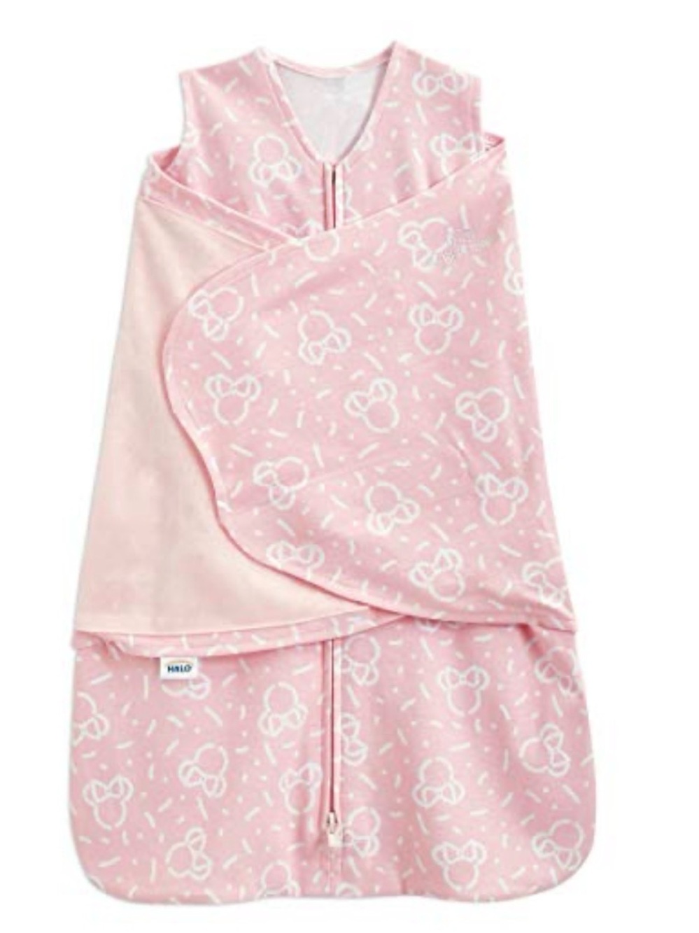 Halo Minnie Mouse newborn sleepsack